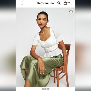Reformation Daphne top
